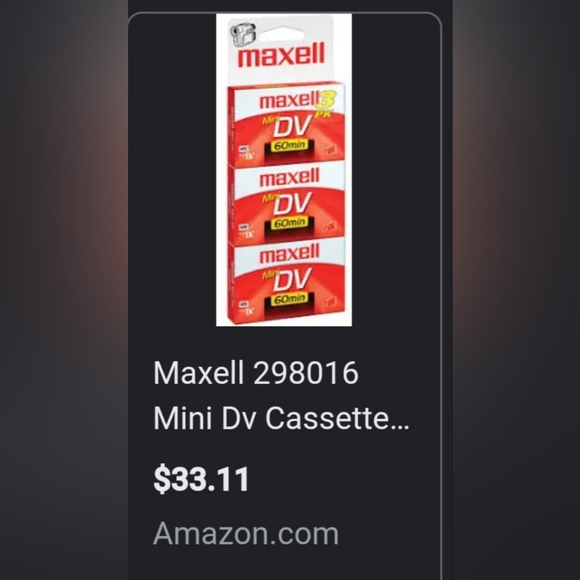 Maxell Mini DV Digital Cassette - Picture 5 of 12